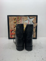 New Men’s Black Lace Up Texas Brand Cowboy Boots. 8850 11 D. 9-26