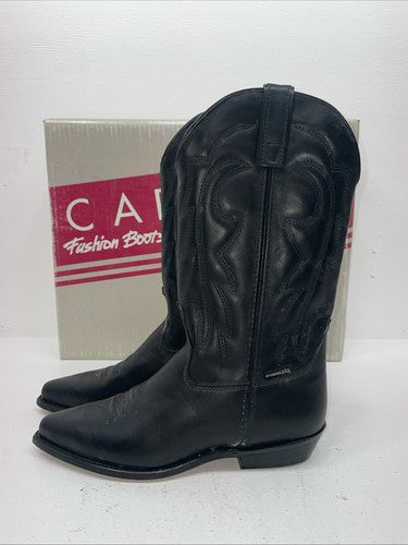 New Women’s Black Capezio Cowboy Boots. L 550 8 M. 16-51