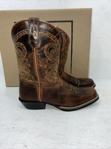 New Women’s Brown Smoky Mountain Cowboy Boots. 6063 7.5 7 1/2 W. 17-91