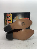 New Men’s Brown Texas Brand Cowboy Boots. 5101 12 E E. 10-63