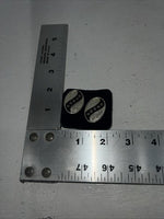 New Women’s Montana Silversmiths Silver Black Oval Earrings. ER238 A-49