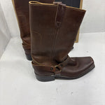New Brown Boots Leather Boots 8.5 Squar Toe 3-13