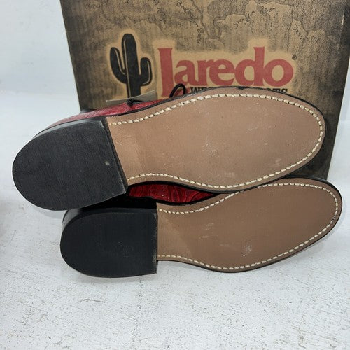 New Women’s Red/black Laredo Lace Up Cowboy Boots. 28 163 7 M. 18-119