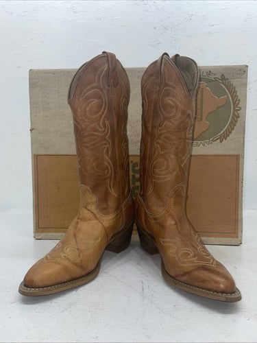 New Women’s Brown Texas Brand Cowboy Boots. L 244 7 M. 18-86