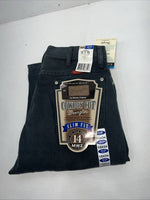 New Women’s Green Cowboy Cut Slim Fit Wrangler Denim Jeans. 15x34 H-10