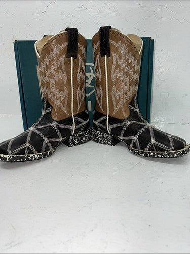 New Children’s Ariat Phantom Tycoon Cowboy Boots. 10 M 24-43