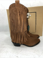 New Women’s Brown Fringe Smoky Mountain Cowboy Boots. 6566 6.5 6 1/2 M. 19-121