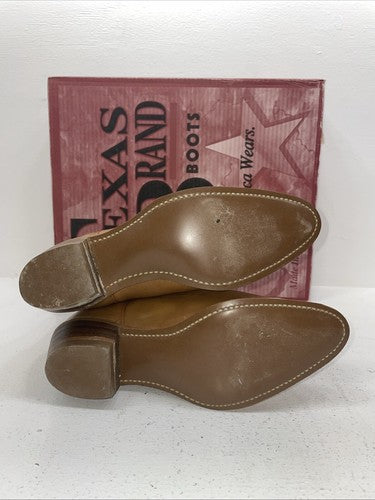 New Women’s Brown Texas Brand Cowboy Boots. L 192 8.5 8 1/2 M. 15-10