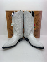 New Women’s White Laredo Cowboy Boots. 5743 8 M. 16-13