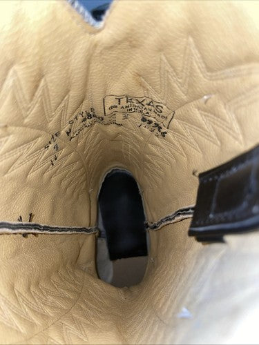 New Women’s Black Texas Brand Cowboy Boots. 4800 7 M. 18-135