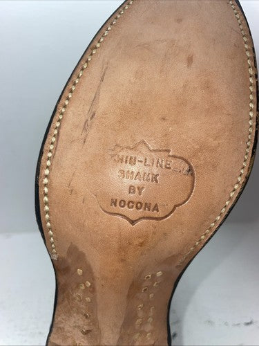 New Women’s Gray Nocona Cowboy Boots. L 108 8.5 8 1/2 B. 15-46