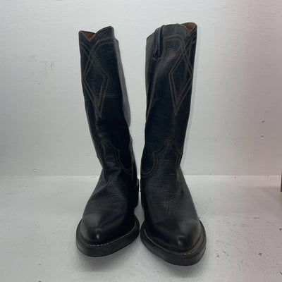 New Women’s Black Texas Brand Cowboy Boots. 8911 10. 15-145