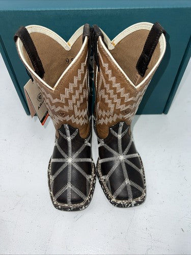 New Children’s Ariat Phantom Tycoon Cowboy Boots. 9.5 9 1/2 24-36