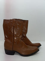 New Men’s Brown Acme Cowboy Boots. 71533 12 D. 9-53