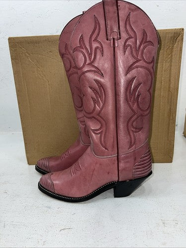 New Woman’s Pink Texas Brand Cowboy Boots. 4903 6.5 6 1/2 M. 18-13