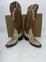 New Women’s Tan The Sanders Cowboy Boots. 5.5 5 1/2 B. 20-53