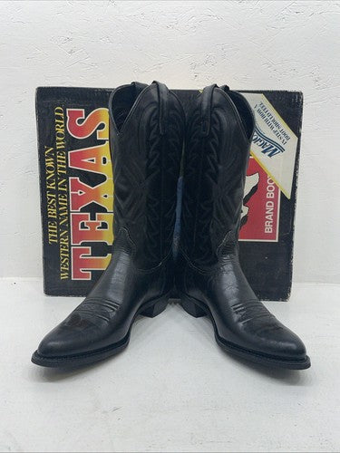 New Women’s Black Texas Brand Cowboy Boots. 4240 8 M. 16-61