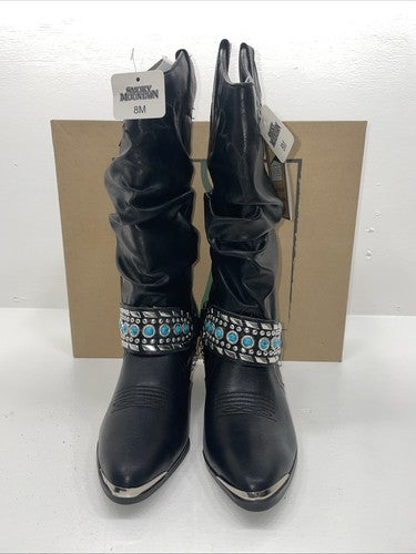 New Women’s Black Smoky Mountain Cowboy Boots. 6301 8 M. 17-103