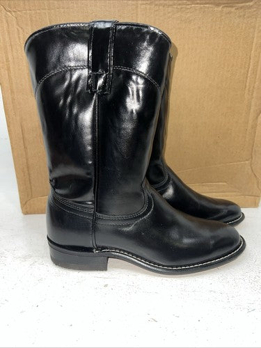 New Women’s Black Texas Brand Cowboy Boots. 4400 7.5 7 1/2 M. 17-44