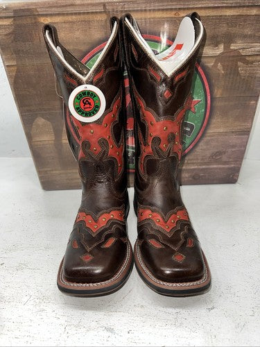 New Women’s Brown Laredo Cowboy Boots. 5675 6.5 6 1/2 M. 19-132