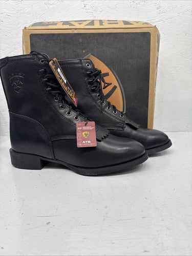 NEW Men’s black Ariat Brand boot boots. Size 8EE. 2-22.