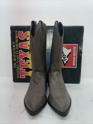 New Men’s Gray Texas Imperial Cowboy Boots. M 272 10.5 10 1/2 E E. 8-17