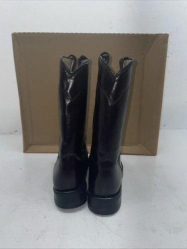 New Women’s Cherry Black Acme Cowboy Boots. 6823 7 M. 17-83