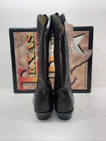 New Women’s Cherry Black Texas Brand Cowboy Boots. 4003 9 M. 15-112