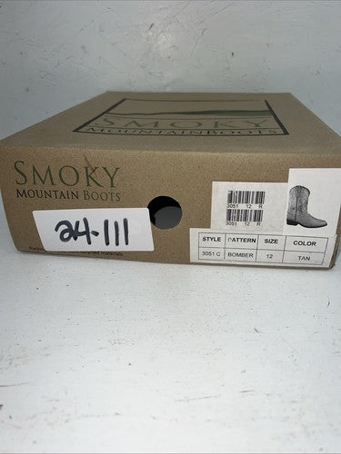 New Children’s Tan Smoky Mountain Cowboy Boots.  3051 C 12 R. 24-111