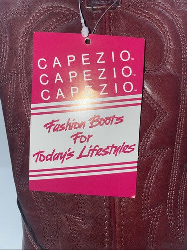 New Women’s Red Capezio Cowboy Boots. L 553 8 M. 16-105