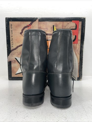 New Women’s Gray Lace Up Texas Brand Cowboy Boots. 4442 9 M. 15-25