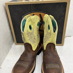 Ariat Women’s 7B Green/brown Western Boot/boots.  18-1