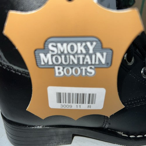 New Children’s Black Lace Up Smoky Mountain Cowboy Boots. 3009C 11 R. 24-74