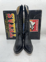New Women’s Black Texas Brand Cowboy Boots. 4800 7 M. 18-135