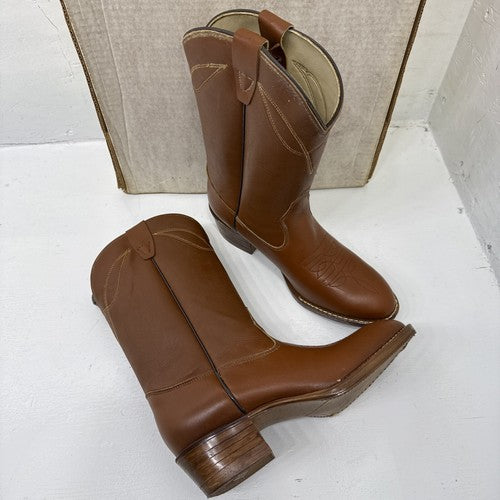 NEW Men’s Brown Western Cowboy Boot, Texas Brand. Size 5D. #1-4