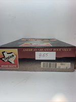 New Men’s Brown Texas Brand Cowboy Boots. 8311 12 D. 9-55