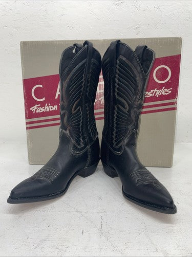 New Women’s Black Capezio Cowboy Boots. L 280 7 M. 18-108