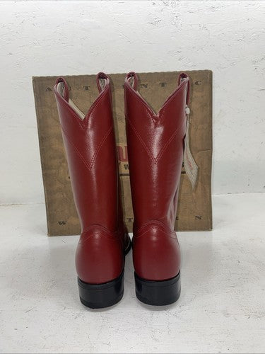 New Women’s Red Laredo Cowboy Boots. 6917 F 7 M. 18-72