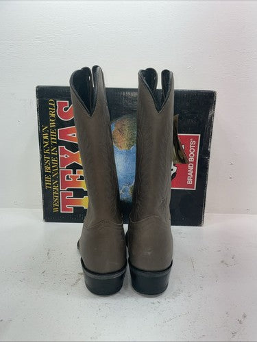 New Men’s Gray Texas Imperial Cowboy Boots. M 272 10.5 10 1/2 E E. 8-17