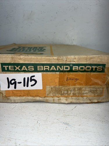 New Women’s Brown Texas Brand Cowboy Boots. L 244 6.5 6 1/2 M. 19-115