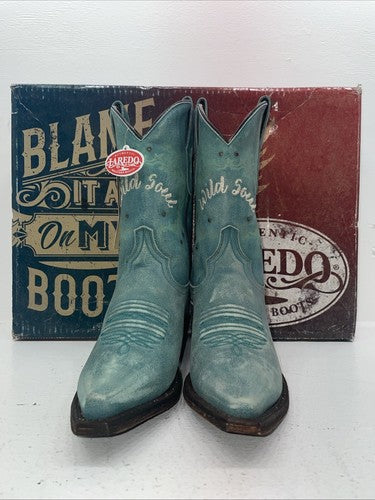 New Women’s Blue Laredo Cowboy Boots. 3127 8 M. 16-113