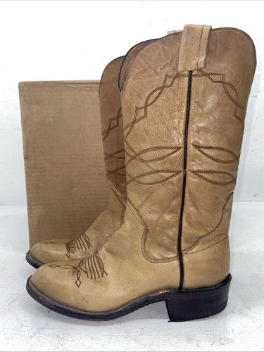 New Women’s Brown Sanders Cowboy Boots. 3460 8 A. 18-104