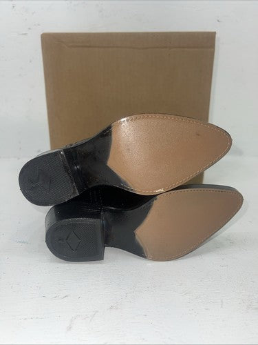 New Children’s Black Bronco Cowboy Boots. 6 D. 24-11
