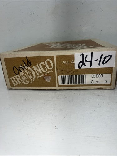 New Children’s Black Bronco Cowboy Boots.  8.5 8 1/2 D 24-10