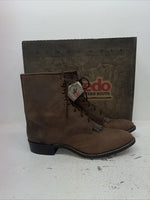 New Men’s Brown Lace Up Laredo Cowboy Boots. 28 1225 13 E E. 10-40