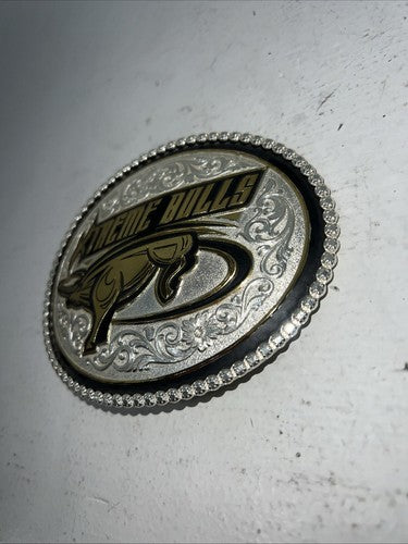 New Women’s Montana Silversmiths Extreme Bulls Belt Buckle. 2117 A-107