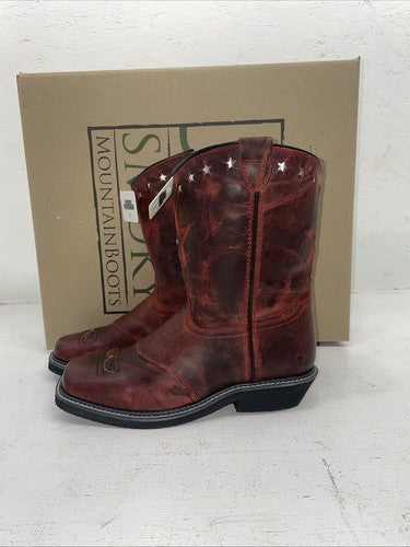 New Women’s Red Smoky Mountain Cowboy Boots. 6452 7. 18-46