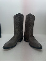 New Women’s Gray Nocona Cowboy Boots. L 108 8.5 8 1/2 B. 15-46