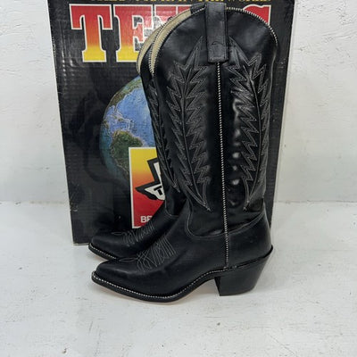 New Women’s Black Texas Brand Cowboy Boots. 4498 6 M. 20-81