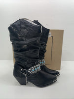 New Women’s Black Smoky Mountain Cowboy Boots. 6301 8 M. 17-103